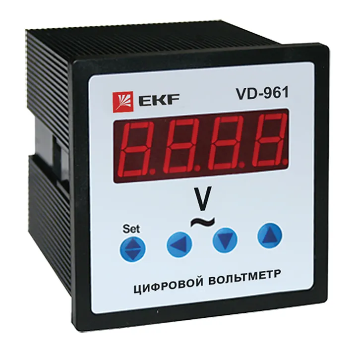 VD-961 Вольтметр цифровой на панель (96х96) однофазный EKF PROxima