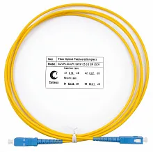Патч-корд оптический simplex SC-SC 9/125 sm 2м LSZH Cabeus