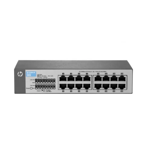 Коммутатор HPE J9662A 1410-16 (100 Base-TX (100 мбит/с), Без SFP портов)