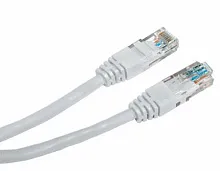 Патч-корд медный Gembird PP12e-3m 19" кабель 5e  серый