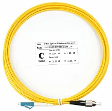 Патч-корд оптический simplex LC-FC 9/125 sm 3м LSZH Cabeus