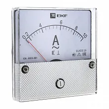 AMA-801 аналоговый на панель (80х80) круглый вырез 600А трансф. подкл. EKF