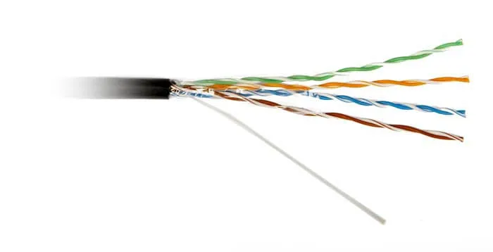 Hyperline UUTP4-C5E-S24-2SW-OUT-PE-BK-500