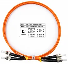 Патч-корд оптический duplex ST-ST 62,5/125 mm 1м LSZH Cabeus