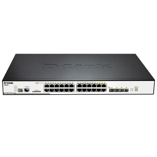 Коммутатор D-link DGS-3120-24PC/B1ARI (1000 Base-TX (1000 мбит/с), Без SFP портов)