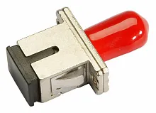 Адаптер проходной ST-SC, MM(для многомодового кабеля), simplex Cabeus
