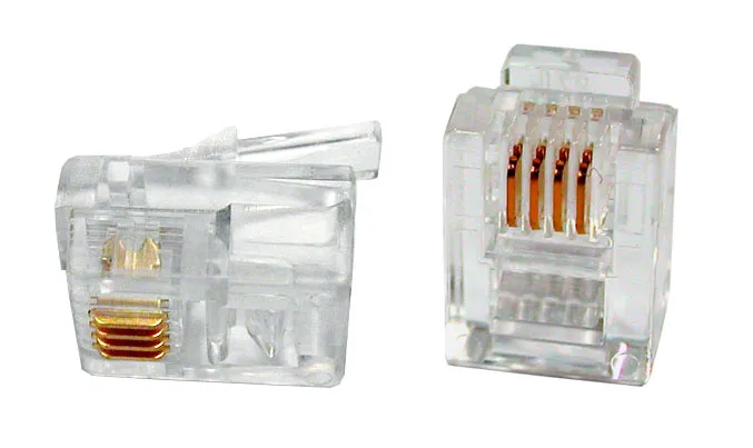Hyperline PLUG-6P4C-P-C2-100
