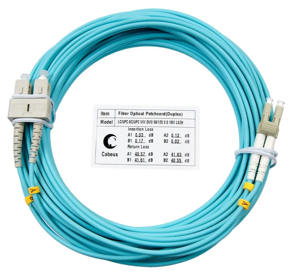 Cabeus FOP-50-LC-SC-10m
