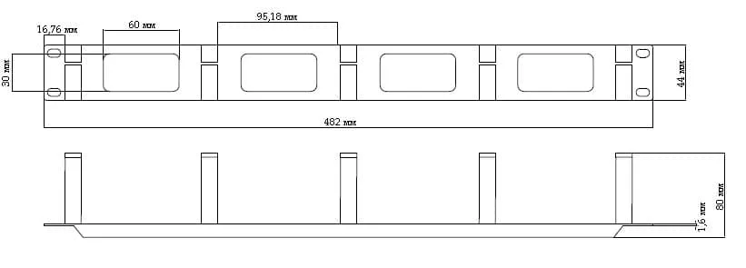 Hyperline CM-1U-ML