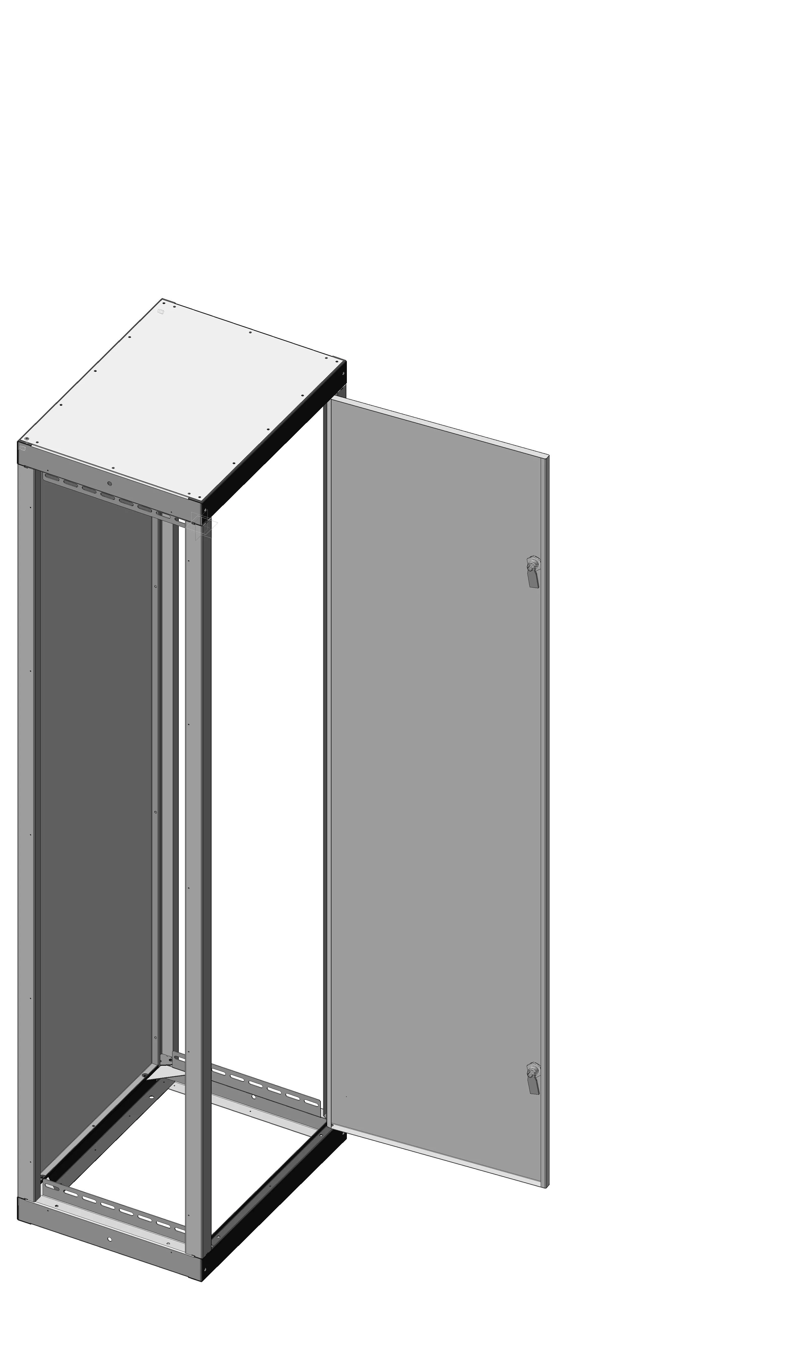 Каркас ВРУ-1 Unit S сварной  (2000х800х450) IP31 EKF PROxima
