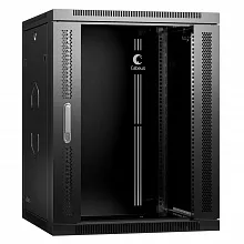 Шкаф телекоммуникационный настенный Cabeus SH-05F-15U60/45-BK 19" 15U 600x450мм
