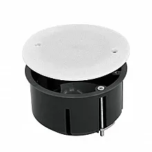 Коробка универсальная установочная КМП-020-026 с мет. лапками  и крышкой (80х45) EKF