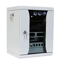 Шкаф телекоммуникационный настенный ЦМО ШРН-8.255-10 19" 8U 320x305x420мм