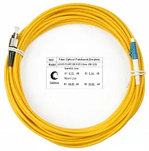 Патч-корд оптический simplex LC-FC 9/125 sm 25м LSZH Cabeus