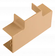 Угол T-образный (20х10) (4 шт) Plast EKF  под светлое дерево