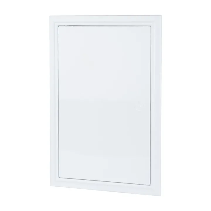 Люк ревизионный пластик с нажим. замком 300х300 (ШхВ внутр.) EKF Basic