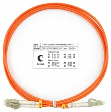 Патч-корд оптический duplex LC-LC 62,5/125 mm 1,5м LSZH Cabeus