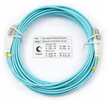Патч-корд оптический duplex LC-LC 50/125 mm OM3 7м LSZH Cabeus