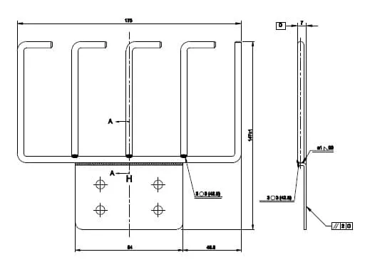 Hyperline CMW-4U-CMB