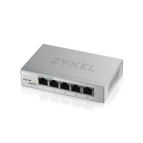 Коммутатор Zyxel GS1200-5-EU0101F (1000 Base-TX (1000 мбит/с), Без SFP портов)