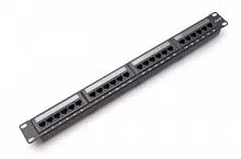 Патч-панель AESP 24458MD-C5E 19" кабель 5e 24 портов 