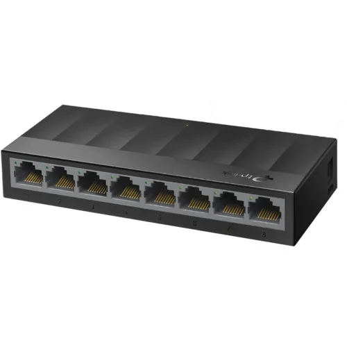 Коммутатор TP-Link LS1008G (1000 Base-TX (1000 мбит/с), Без SFP портов)
