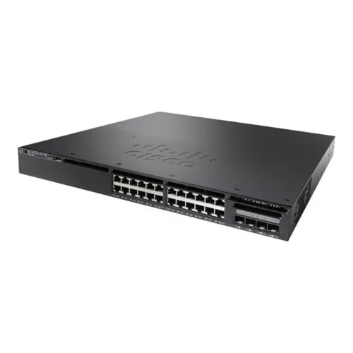 Коммутатор Cisco WS-C3650-24PD-L (1000 Base-TX (1000 мбит/с), Без SFP портов)