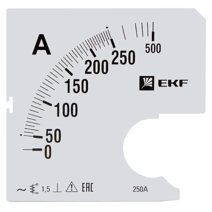 Шкала сменная для A961 250/5А-1,5 EKF