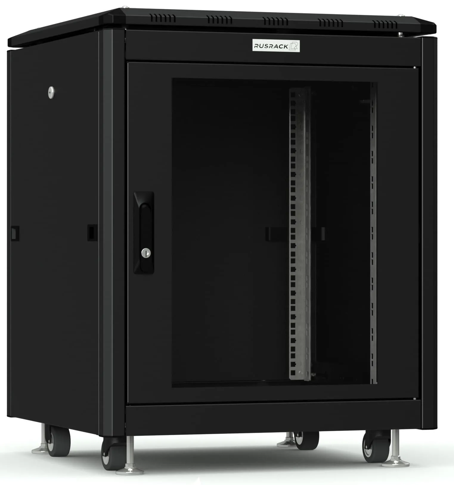 RUSRACK напольный 12U 600х600 черный