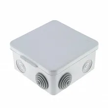 Коробка распаячная  КМР-030-031 с крышкой наружная (80х80х50) 7 мембр. вводов IP54 EKF