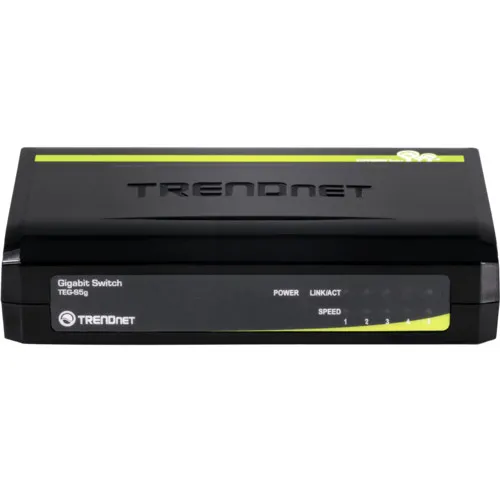 Коммутатор TrendNet TEG-S5g (1000 Base-TX (1000 мбит/с), Без SFP портов)