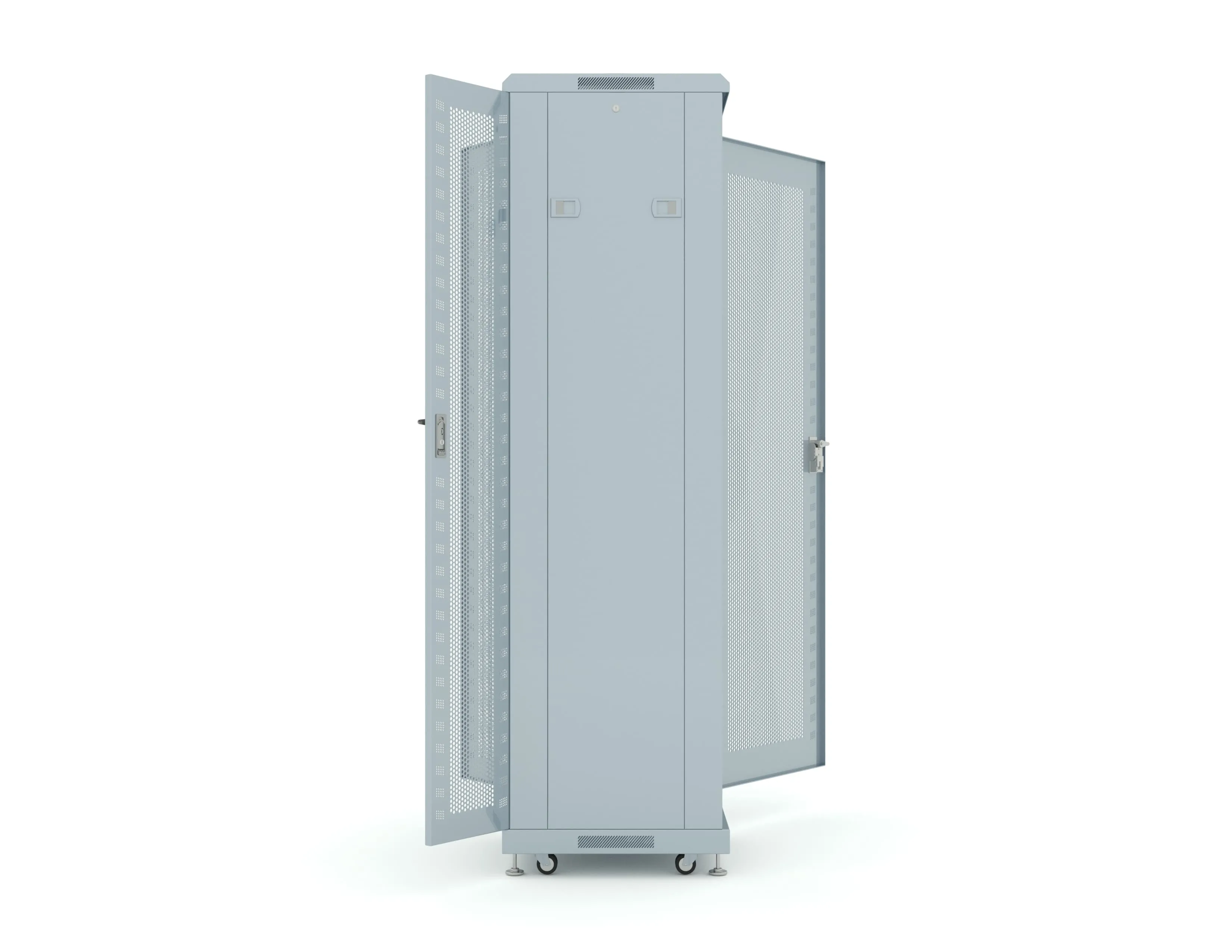 RUSRACK 42U 600х600, перф. дверь