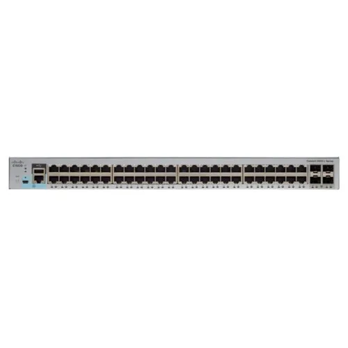 Коммутатор Cisco WS-C2960L-48TQ-LL (1000 Base-TX (1000 мбит/с), 4 SFP порта)