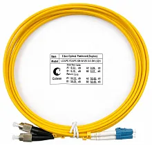Патч-корд оптический duplex LC-FC 9/125 sm 3м LSZH Cabeus