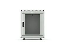 Шкаф телекоммуникационный напольный RUSRACK RSRO-606012/GSGY 19" 12U 600x600x730мм