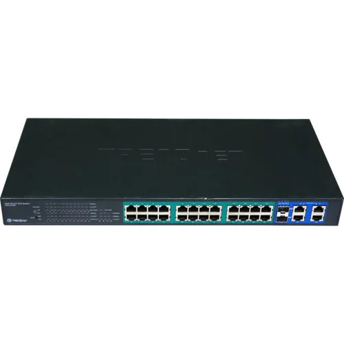 Коммутатор TrendNet TPE-224WS (100 Base-TX (100 мбит/с), 2 SFP порта)