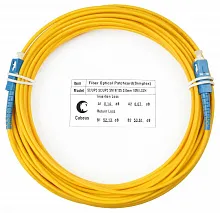 Патч-корд оптический simplex SC-SC 9/125 sm 10м LSZH Cabeus