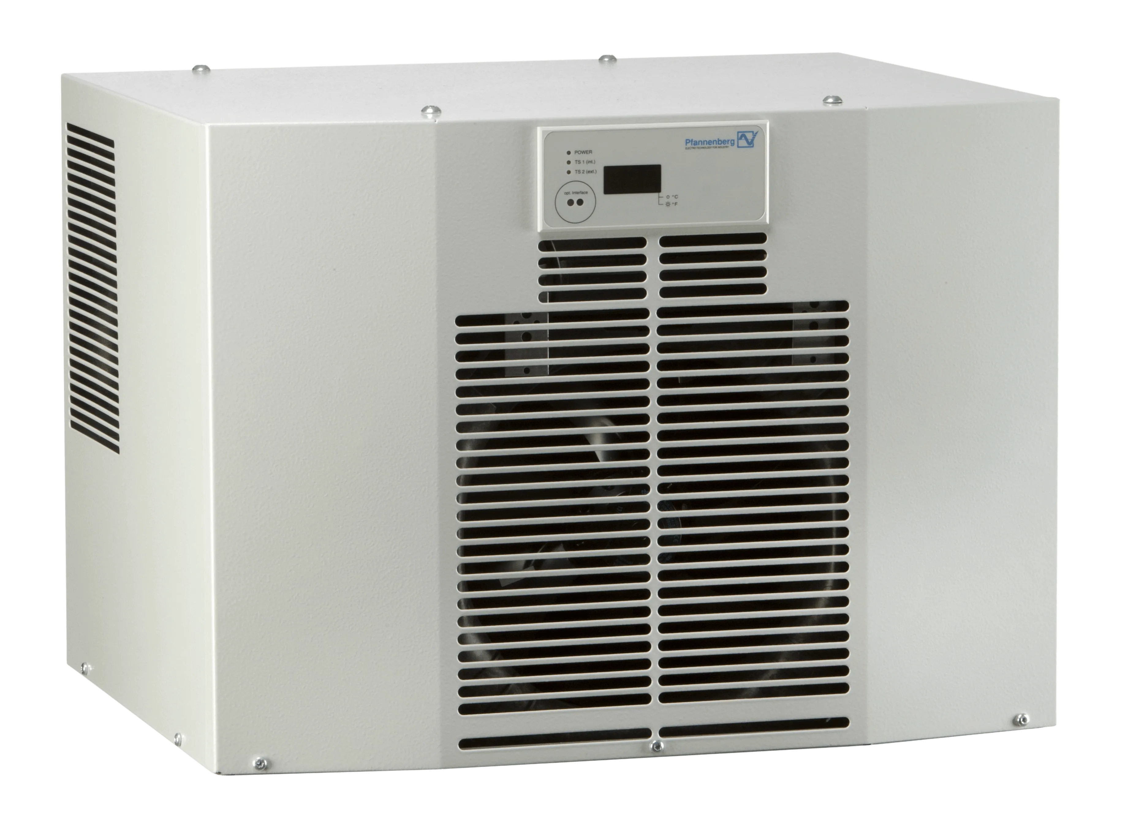 Кондиционер в крышу шкафов Elbox серии EMS, 435 × 595 × 495, 1500 Вт, 230 В, цвет серый