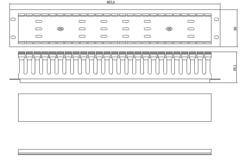 Hyperline CM-2U-PL-COV