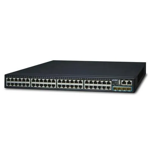 Коммутатор Planet SGS-6341-48T4X (1000 Base-TX (1000 мбит/с), 4 SFP порта)