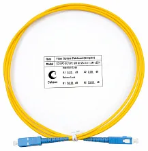 Патч-корд оптический simplex SC-SC 9/125 sm 1,5м LSZH Cabeus