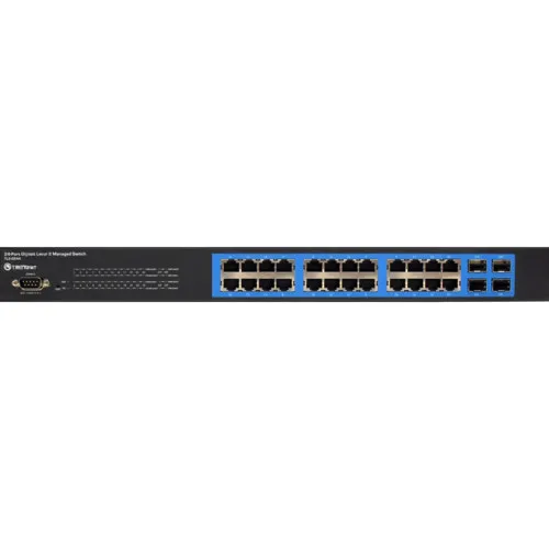 Коммутатор TrendNet TL2-G244 (1000 Base-TX (1000 мбит/с), 4 SFP порта)