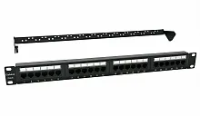 Патч-панель Cabeus PL-24-Cat.6-Dual IDC 19" кабель 6 24 портов 