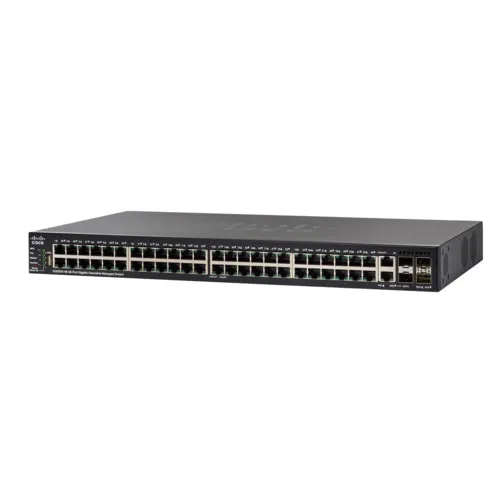 Коммутатор Cisco SF550X-48-K9-EU (100 Base-TX (100 мбит/с), 2 SFP порта)