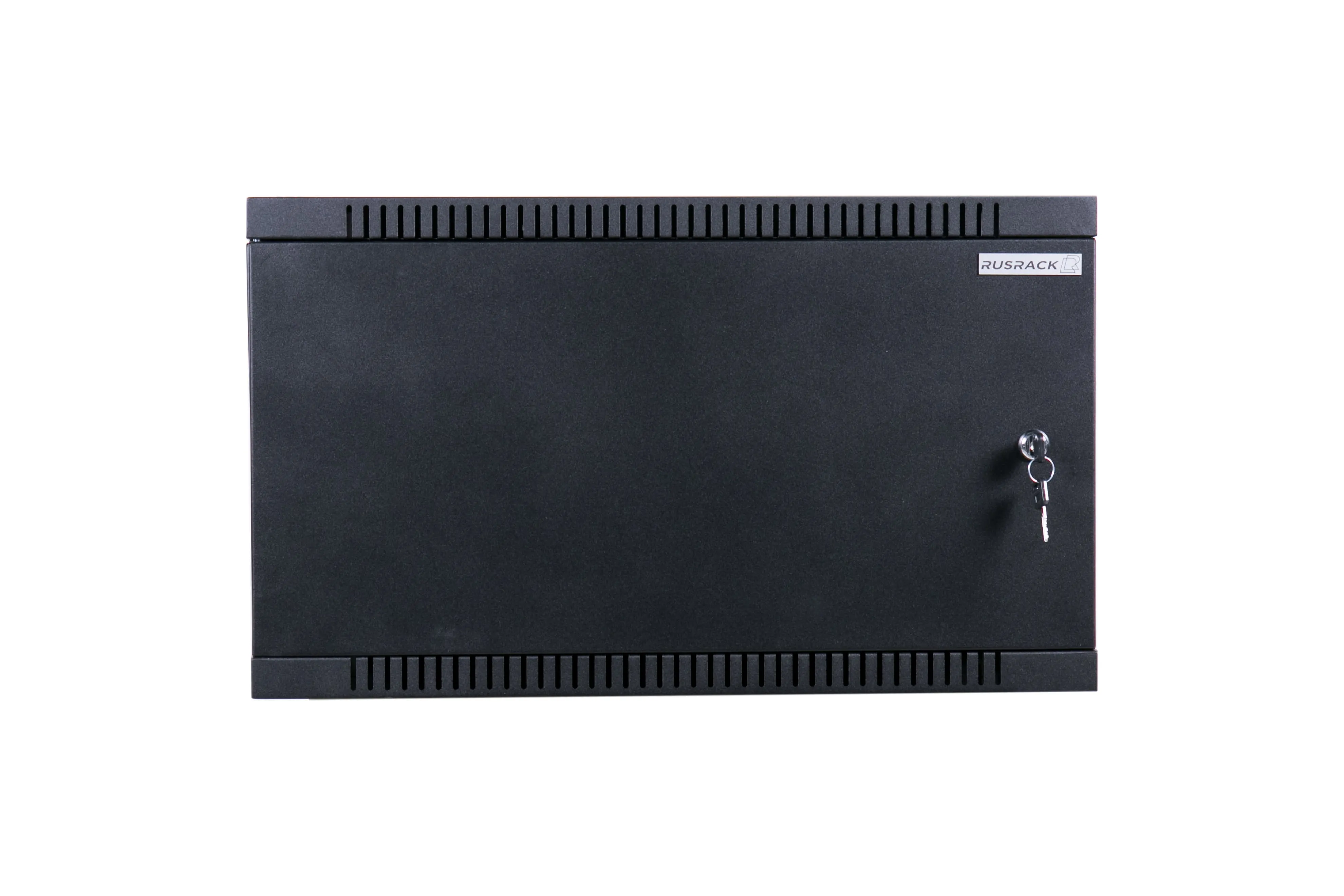 RUSRACK 6U 600х350, дверь металл, черный