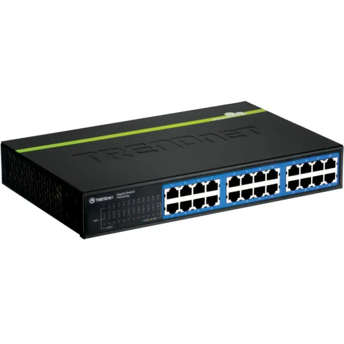 Коммутатор TrendNet TEG-S24Dg (1000 Base-TX (1000 мбит/с), Без SFP портов)