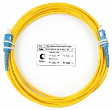 Патч-корд оптический simplex SC-SC 9/125 sm 5м LSZH Cabeus