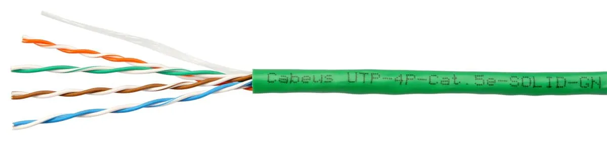 Cabeus UTP-4P-Cat.5e-SOLID-GN