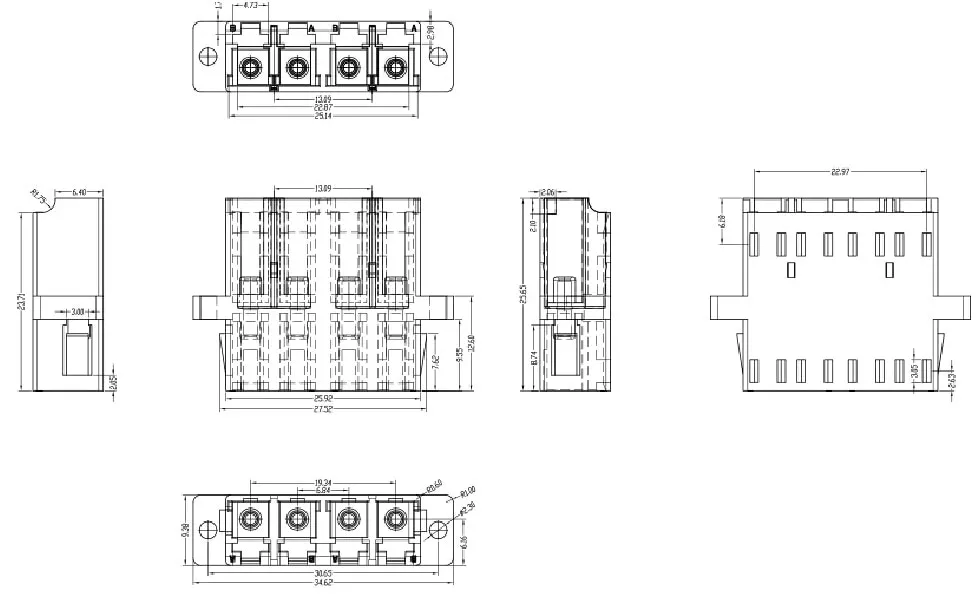Hyperline FA-P11Z-QLC/QLC-N/WH-BL