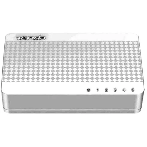 Коммутатор TENDA S105 (100 Base-TX (100 мбит/с), Без SFP портов)